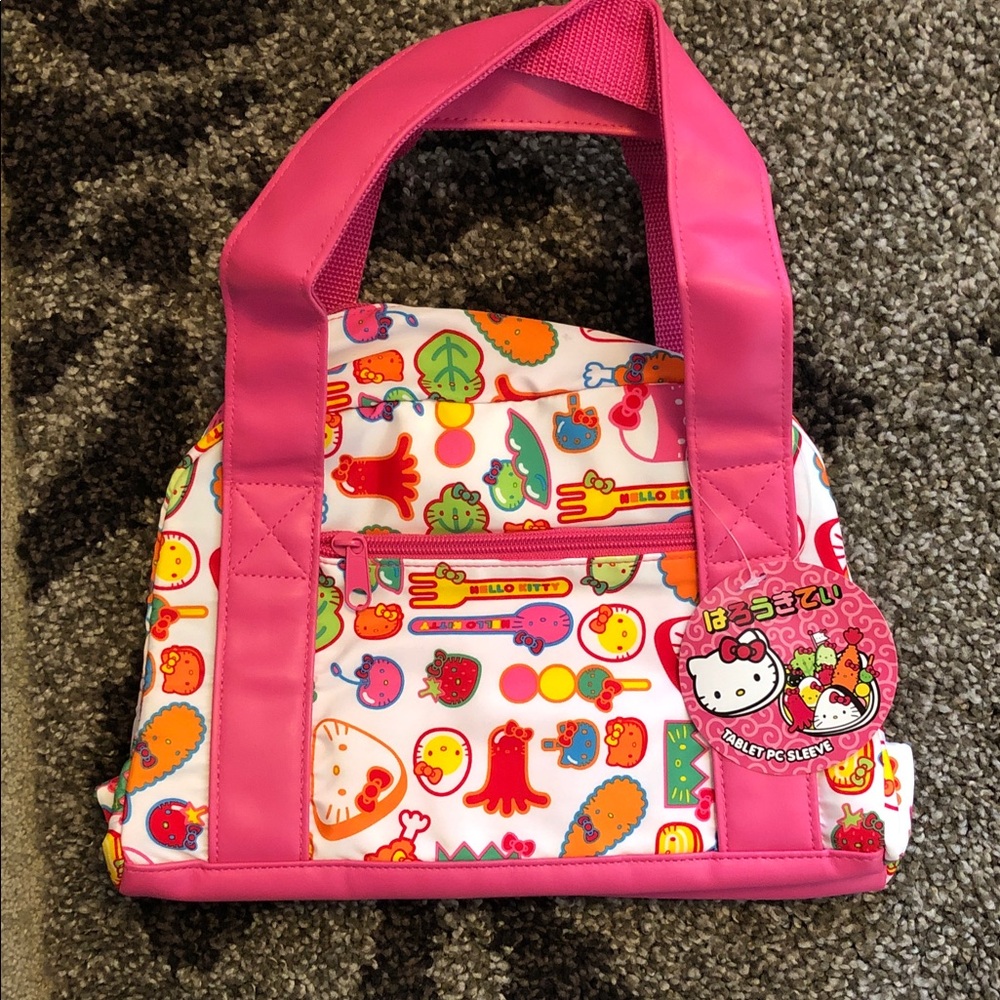 Hello Kitty tAbLeT purse tote bag SANRIO nwt
